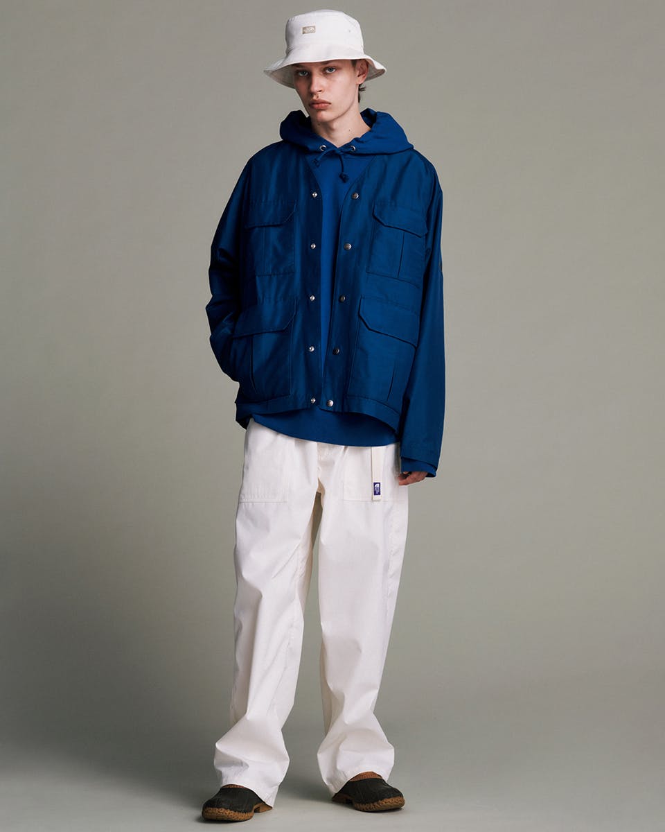 the north face blue label
